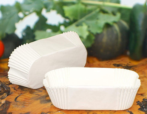 Loaf Bread Baking Pans, Disposable Paper & Tin Liners, 24 Pieces...