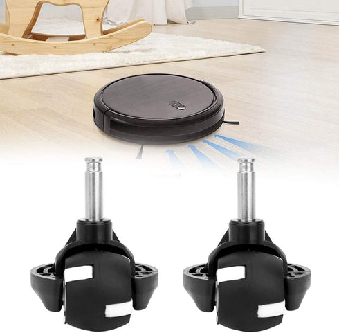 Atyhao Sweeping Robot Wheel,2Pcs Sweeping Robot ABS Universal Wheels Replacement Accessory Fit for N79/N79S...