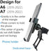 Car Phone Holder for 2019-2024 Audi A6 A7 S6 RS6 S7 RS7 Allroad Auto Accessories Navigation Bracket Interior Decoration Mobile Cell Phone Mount...