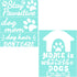 2pcs Craft Stencils Templates, Family Dog Theme Reusable Painting Stencils Set for Furniture Wall Home Decor DIY T-Shirt Decor...