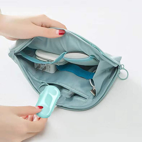 Holy Rose Dental Flossers Dispenser with Mini Floss Picks Portable Case, Bagged Refill of 208 Count for Adults - Tasteless Floss Sticks Ideal for ...