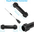 Kayak Paddle Connector, 2PCS Kayak Paddle Connector Plastic Paddle Oars Shaft Connector Paddle Connector Oars Connector Plastic Oars Shaft Connect...