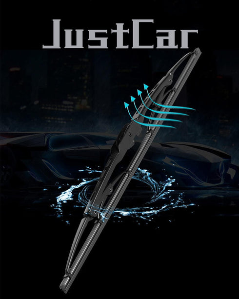 OEM QUALITY 21" + 21" Premium All-Seasons Durable Stable And Quiet Metal Frame Windshield Wiper Blades(Set of 2)...