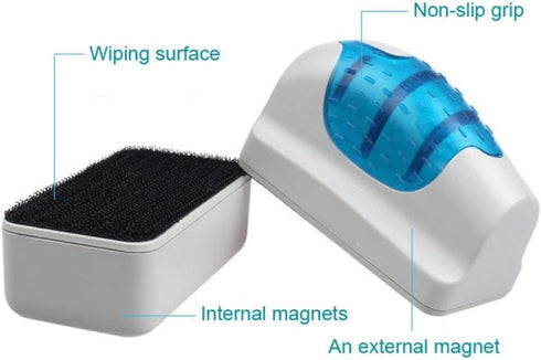 Magnet Aquarium Cleaner, Magnetic Algae Scraper for Glass Aquariums Aquatic Algae Cleaning Tool Fish Tank Glass Cleaner (Small)...