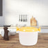 CALLARON Microwave Rice Cooker Steamer Bowl: Portable Oven Food Steamer Pot Small Pasta Cooker Fish Vegetable Steaming Bowl Food Container Ramen C...