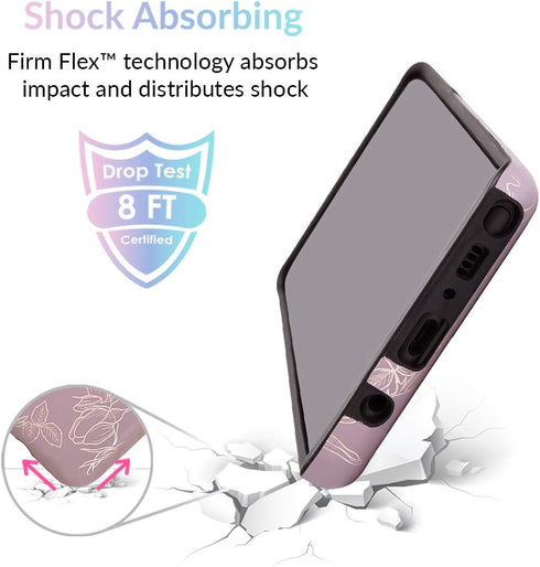 Velvet Caviar compatible with Samsung Galaxy Note 9 Case Floral for Women & Girls - Cute Protective Phone Cases (Purple Rose Gold Flowers)...