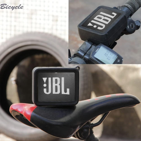 Hermitshell Silicone Carrying Case Replacement for JBL GO2 - Waterproof Ultra Portable Bluetooth Speaker (Black 2)......