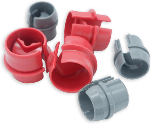 50 Pcs 1/2 and 3/4 Inch Non-Metallic Cable Connectors Snap Style Labor Saving Snap Installation, Single Cable 14/2-10/3 AWG, Two Cables 14/2-12/2-...