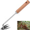 Stainless Steel Multifunctional Weeder, Weeder Puller Stand Up, Hand Weeder Tool for Gardening with Handle, V-Shaped Light Duty Hand Weeder for Ga...