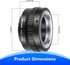 Neewer Lens Mount Adapter for M42 Lens to Sony NEX E-Mount Camera,fits Sony A7 A7S/A7SII A7R/A7RII A7II A3000 A6000 A6300 NEX-3 NEX-3C NEX-5 NEX-5...