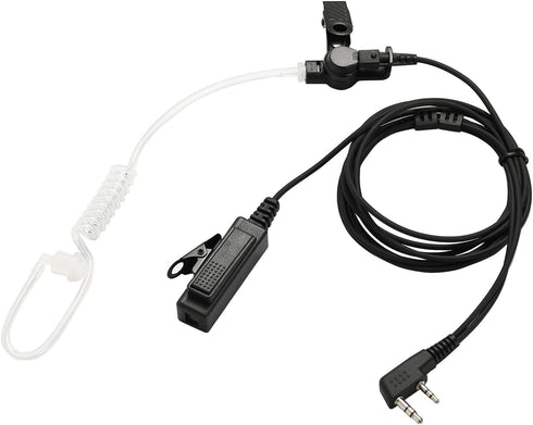 Compatible with Baofeng UV-5R BF-F8HP UV-82 Radios Earpiece Kenwood 2 Pin Two Way Radio Headset Walkie Walkie Surveillance Kit Police Headphone (1...