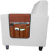 Leather Sofa Armrest Organizer Non-Slip Remote Control Holder Couch Armchair Caddy with Pockets TV Remote Control Holder Organizer Cell Phones Boo...