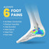 Plantar Fasciitis Inserts for Heel Pain - Welnove Heel Cups for Heel Pain Relief - Orthotic Shoe Insert for Achilles Tendonitis, Heel Spur - Women...