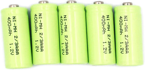 1.2v 2/3 AAA 400mah NiMH Rechargeable Batteries with Button Top for DIY LED Solar Light?12 Packs...