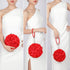 Flower Clutch Purse Small Evening Bag Sweet Wristlets Handbag Wedding Clutch Bag, Red...