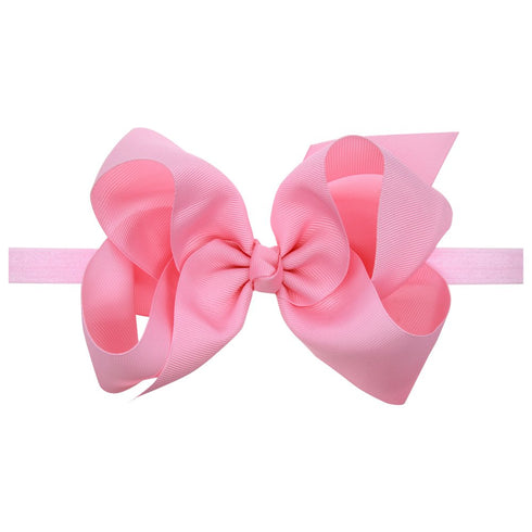 Baby Girls Infant Headbands With Kids Hair Bows(16) (Color D)...
