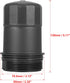 X AUTOHAUX Car Oil Filter Cap Assembly Housing for Mercedes-Benz C300 C350 C400 C43 AMG E350 E400 E43 AMG GL450 GLK350 ML350 A2761800038...