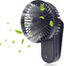 Portable Clip on Mini Desk Fan, 2400mAh Rechargeable USB Battery Operated Stroller Fan with Magnet, Royal Blue...