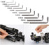Allen Wrench Hex Key Set -Set Sizes 1.5-6mm - Pure steel (10 WRENCHES - INDUSTRIAL GRADE)...
