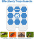20 Pack Refills Glue Boards Compatible with Safer Home Indoor Fly Trap Refill Glue Cards for Dyna Trap Mosquito Trap DT3005W Dot SH502 Plug-in Ind...