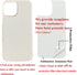 JUSTRY 5PCS Clear Sublimation Blanks Phone Case Bulk Covers Compatible with Apple iPhone 13 Pro, 6.1 Inch (2021),Easy to Sublimate DIY,2 in 1 2D S...