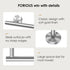 FORIOUS Towel Bar 7.3 Inch Center to Center, Brushed Nickel Bathroom Towel Rack 304 Stainless Steel, Wall Mounted Towel Holder for Bathroom, inclu...