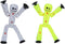 Zing StikBot Dual Pack - includes 2 StikBots - Collectible Action Figures and Accessories, Stop Motion Animation, Ages 4 and Up - Yellow Highlight...