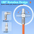 120W Chubby Type C Cable 180°Rotating Fast Charge Cable USB C Cable Heavy Duty Unbreakable Silicone,Compatible with Samsung Galaxy S10 S9,Note 9 8...