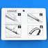 Sewing Accessories, Perfectly Matched Fast Affordable 4pcs Total Bias Tape Maker Set for Sewing Quilting for DIY Patching Work Supplies...