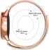 Compatible with Galaxy Watch 3 45mm/Samsung Galaxy Watch 46mm/Gear S3 Frontier/Classic Band, 22mm Stainless Steel Strap Replacement for Pro/Samsun...