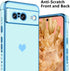 KANGHAR Compatible with Google Pixel 8 5G Case for Women Girl, Plating Edge Cute Love Heart Soft TPU Bumper with 4 Corners Shockproof Protection P...