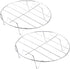 Steaming Rack, 2 Pack 7 Inch Round Food Grade Stainless Steel Steamer Plate for Food Steaming, Cooling and Roasting Cooking in Kitchen and Outdoor...