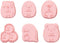 Cookie Cutter Set?6pcs Kids Cake Decoration 3D Mini Cartoon Animal Baking Tool Cookie Cutter Set...