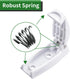 RVGUARD RV Door Holder, 5Pcs White Camper Door Holder, Keep The Baggage Door Open, for RV, Trailer, Camper Vans...