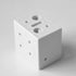 Cutelec 4pcs Plastic Brackets 1" Blinds headrail Holders White Color for 1" Vinyl or Plastic Mini Blinds with a Square 1" x 1" headrail...