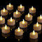 Tea Lights, Flameless LED Candles Flickering Warm Yellow 200 Hours Battery-Powered Tea light Candle Ideal for Party, Wedding, Birthday, Gifts and ...