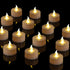 Tea Lights, Flameless LED Candles Flickering Warm Yellow 200 Hours Battery-Powered Tea light Candle Ideal for Party, Wedding, Birthday, Gifts and ...