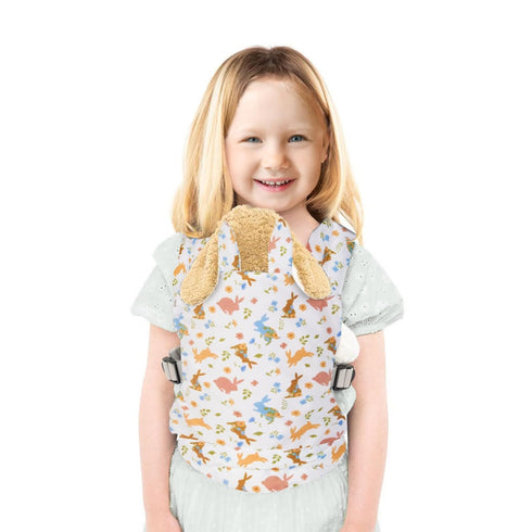 Lictin Baby Doll Carrier, Front and Back Doll Accessories Carrier for Little Girls, with Adjustable Straps for Stuffed Animal Reborn Baby Doll...