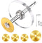 Upgraded 1/4" Hex Shank PVC Pipe Inside Cutter (4 PCS Titanium Coated Saw Blades), PVC Cutting Tool with Scaled Adjustable Depth Gauge for Cutting...