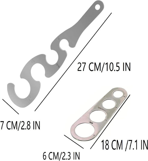 Spaghetti Pasta Measure Stainless Steel Spaghetti Measurer Tool 4 Serving Portion Control Pasta Cooking Tool Kitchen Gadgets 2 Pcs Different struc...
