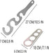 Spaghetti Pasta Measure Stainless Steel Spaghetti Measurer Tool 4 Serving Portion Control Pasta Cooking Tool Kitchen Gadgets 2 Pcs Different struc...