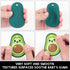Baby Silicone Teether,Sensory Chew Toys,BPA Free Soft and Effective Infant Teething Pain Relief Toys,Freezer Safe,Food Grade Silicone,Best Shower ...
