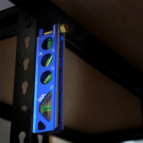 WORKPRO Torpedo Level, Magnetic, Verti. Site 4 Vial for Conduit Bending, Aluminum Alloy Construction, 6-1/2 inch...