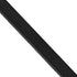 Mandala Crafts 1/2 Inch Wide Black Leather Straps for Crafts - 2.5mm Thick 6 Feet Long Flat Soft Genuine Full Grain Cowhide Leather Strips Bands f...