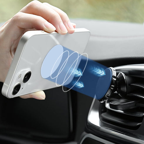 Phone Magnets for Back of Phone, Universal Metal Plates, 2 Rectangular and 2 Round with Adhesive, car Phone Magnets (White)......