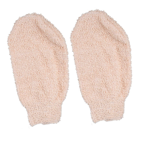 2pcs Bathing Gloves Bath Scrub Gloves Face Sponge Loofah Gloves Exfoliating Sponge Bathrobes for Girls Bath Massage Glove Mittens for Women Exfoli...