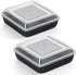 P&P CHEF Square Baking Pan with Lid Set, 8 Inch Non-Stick Square Cake Pans for Oven Cooking Brownie Lasagna, Stainless Steel Core & Easy Release, ...