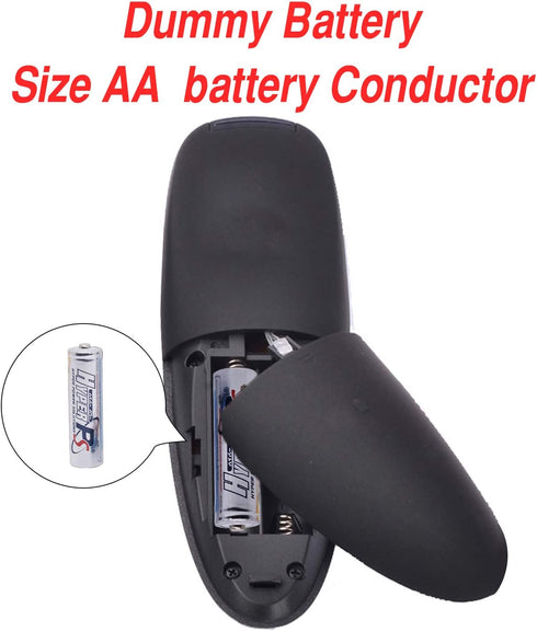 AA Size Battery Placeholder Conductor Fake Dummy Battery Setup Shell(8-Pack)...