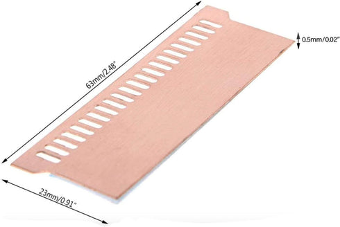Easycargo Laptop Memory Heatsink Kit, Copper Heat Sink + Pre-Applied Thermal Conductive Adhesive Tape, Cooler Heatsink Pad for Cooling Laptop Note...