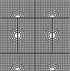 Square Plant Pot Grid Flower Pot Cover Baby Safety to Protect Children Pets Plant Black 7" x 7" Pack of 4...